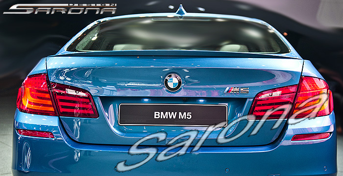 Custom BMW 5 Series  Sedan Trunk Wing (2011 - 2015) - $180.00 (Part #BM-080-TW)